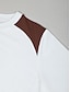 voordelige Casual T-shirts voor heren-Voor heren T-shirt Wafel Henley-shirt Henley-shirt Shirt met lange mouwen Kleurenblok Henley Straat Vakantie Lange mouw Lapwerk Kleding Modieus Ontwerper Basic