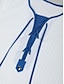 ieftine Tricouri casual pentru bărbați-Bărbați Tricou Tricou din tricot cu nervuri Tee Top Tricou cu maneca lunga Bloc Culoare Guler Stradă Vacanță Manșon Lung Peteci Cordon Îmbrăcăminte Modă Designer De Bază