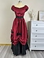 Χαμηλού Κόστους Ιστορικές &amp; Vintage Στολές-Γοτθική Λολίτα Γκόθικ Βικτοριανό Κοκτέιλ Φόρεμα Vintage Φόρεμα Φορέματα Κοστούμι πάρτι Χορός μεταμφιεσμένων Φόρεμα χορού Μακρύ Μαρία Αντωνιέτα Μεγάλα Μεγέθη Γυναικεία Κοριτσίστικα Συμπαγές Χρώμα