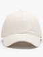 ieftine Pălării Bărbați-Bărbați Șapcă de baseball Palarie de soare Căciulă de camioner Negru Alb 100% bumbac Modă Casual Stradă Zilnic Simplu Ajustabile Cremă Cu Protecție Solară Respirabil