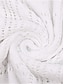 baratos vestidos lisos-Mulheres Vestido branco Vestido Longo Vestido Maxi Franjas Fenda Férias Praia Roupa de rua Maxi Decote V Sem Manga Preto Branco Amarelo Cor