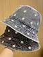 cheap Bucket Hat-Women&#039;s Hat Bucket Hat Sun Hat Portable Sun Protection Outdoor Daily Weekend Embroidery Daisy