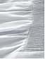 abordables concevoir des robes en coton et lin-Robe casual Robe d&#039;été en coton Femme Robe mi-longue Lin basique Classique Extérieur du quotidien Vacances Col V Poche Demi Manches Automne Ample Blanche bleu marine Violet Plein M L XL 2XL