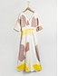 abordables robe décontractée imprimée-robe longue en satin à fleurs avec poches et col en V