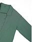 voordelige Basisshirts voor dames-Dames Overhemd Blouse Wit Geel blauw Effen nappi Lange mouw Dagelijks Weekend Casual Overhemdkraag Normaal S