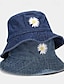 cheap Bucket Hat-Women&#039;s Hat Bucket Hat Sun Hat Portable Sun Protection Street Daily Embroidery Daisy