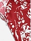abordables Robes à motifs-Femme Robe casual Robe Trapèze Robe à enfiler Floral A Volants Imprimer A Bretelles robe longue Vacances Sans Manches Eté