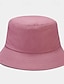 levne Bavlněné klobouky-Dámské Čepice Kbelík Sluneční klobouk Přenosný Ochrana proti slunci Venkovní ulice Denní Čistá barva Čistá barva