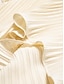 billige dameskjørt-plissert maxi-skjørt for kvinner asymmetrisk lommetørklekant med belte med høy midje flytende elegant fritidsarbeid vår sommer