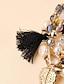 abordables Pulseras y brazaletes-Mujer Brazalete de Cuentas Lujoso De moda Forma de Hoja Elegante Moda Estilo lindo Lujo Legierung Pulsera pulsera Dorado Para Fiesta Cumpleaños