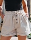 preiswerte Damenshorts-Damen Shorts Kurze Hosen Baumwolle Seitentaschen Kurz Marinenblau Sommer