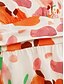 halpa Tyylikkäät kukkaiset mekot-naisten rento mekko kukka lehtiä selkänojaton print riimu kaula midi mekko rento boho päivittäinen loma hihaton kesä