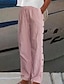 cheap Women&#039;s Pants-Women&#039;s Pants Trousers Cotton Side Pockets Long Black Spring &amp; Summer