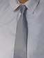 halpa Miesten kravatit ja rusetit-1kpl vaaleanharmaa miessolmio business manager solmio leveys 8cm sulhanen sulhasen solmio