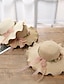 preiswerte Eimerhüte-Damen Hut Sonnenhut Tragbar Sonnenschutz Outdoor Festtage Strand Blume Einfarbig