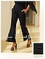 Недорогие женские брюки-элегантные брюки клеш из шифона и модала