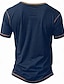 halpa miesten henley t-paita-Miesten Henley-paita T-paidat Kuvitettu käsissä Henley Vaatetus 3D-tulostus ulko- Kausaliteetti Lyhythihainen Painettu Painike alas Vintage Muoti Suunnittelija Tyylikäs