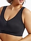 Χαμηλού Κόστους Γυναικεία Μπλουζάκια και Παντελόνια Ύπνου-Γυναικεία Μπλουζάκια (Tops) Μονόχρωμες Αθλητισμός Βασικό Σπίτι Γυμναστήρια Νάιλον Αναπνέει Λαιμόκοψη V Αμάνικο Σουτιέν Επιθέματα στο στήθος Καλοκαίρι Άνοιξη Μωβ μαύρο Μαύρο