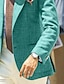 Недорогие Блейзер и куртка-Мужской льняной пиджак, пляжный свадебный повседневный однобортный однобортный пиджак с двумя пуговицами, зеленый 2024