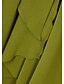 tanie Suknie wieczorowe-suknia wieczorowa z płaszczem zielona elegancka sukienka formalna gość weselny długość piętra długi rękaw na jedno ramię peleryny rozciągliwa krepa z ruched 2024