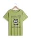 cheap Women&#039;s T-shirts-Women&#039;s T shirt Tee Cat Letter Text Daily Weekend Print White Short Sleeve Basic Round Neck