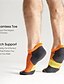abordables chaussettes pour hommes-Homme Paquet de 6 Paquets multiples Chaussettes Chaussette Chaussettes courtes Chaussettes de Course Chaussettes décontractées Noir Blanche Couleur Bloc de couleur Sport &amp; Loisir du quotidien Vacances