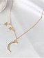 abordables Parures de Bijoux-Collier For Femme Soirée Cadeau Fête d&#039;anniversaire Alliage Lune Etoile