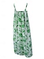cheap Casual Dresses-Women&#039;s Casual Dress Slip Dress Print Strap Maxi Dress Stylish Daily Date Sleeveless Summer