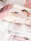 abordables Jupes en mousseline-Femme Collants Jupe Maxi Jupes Imprimer Floral Rendez-vous Vacances Eté Mousseline de soie Mode Décontractées Jaune Rose Claire Bleu
