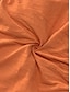Недорогие дизайнерские платья из хлопка и льна-Жен. Повседневное платье Платье из хлопка и льна Мини-платье Оборки кнопка Классический Повседневные V-образный вырез Длинный рукав Лето Весна Красный Оранжевый Полотняное плетение