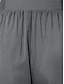 abordables Shorts de mujer-Mujer Chinos Pantalón corto Algodón Bolsillo Corte alto Alta cintura Corto Vino Verano