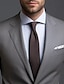 baratos Fatos-Ternos de casamento masculinos cinza, cor sólida, 2 peças, negócios diários, plus size, peito único, dois botões, 2024