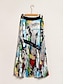 Недорогие женская юбка-элегантная плиссированная юбка макси из тенселя