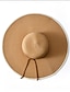 abordables Sombreros bucket de mujer-Mujer Sombrero Sombrero para el sol Portátil Protección Solar Calle Diario Fin de semana Color puro Color puro