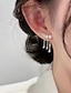 preiswerte Ohrringe-1 Paar Ohrstecker Tropfen-Ohrringe For Damen Partyabend Geschenk Verabredung Aleación Schick Mode Diamant Stern