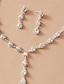 cheap Jewelry Sets-Jewelry Set For Women&#039;s Wedding Party Evening Alloy Fancy