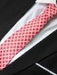 halpa Miesten kravatit ja rusetit-1kpl mies kravatti vaaleanpunainen ruudukko leveys 8cm sulhanen sulhasen solmio business manager solmio