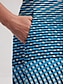 olcso Tervező kollekció-Női golfruha Világoskék Ujjatlan Napvédő Teniszruha Csík Női golffelszerelések ruhák ruhák, ruházat