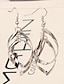 abordables Boucles d&#039;oreilles-1 paire Boucle d&#039;Oreille Pendantes For Femme Soirée Cadeau Rendez-vous Alliage Fantaisie Mode