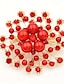 tanie Broszka-Damskie Broszki Elegancja Moda Śłodkie Broszka Biżuteria Srebrny Rumiany róż Czerwony Na Impreza