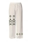 Χαμηλού Κόστους Ανδρικό βαμβακερό λινό παντελόνι-έθνικ στυλ συμμετρικά γεωμετρικά μοτίβα ανδρικό παντελόνι λινό 20% ελαστική μέση γραφική άνεση ολόσωμο υπαίθριο streetwear χαβαϊκό casual παντελόνι