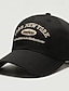 Χαμηλού Κόστους Ανδρικά καπέλα-Ανδρικά Τζόκεϊ Καπέλο ηλίου Καπέλο φορτηγατζή Μαύρο Βαθυγάλαζο Μείγμα Πολυεστέρα / Βαμβακιού Κεντητό Μοντέρνα Καθημερινό Δρόμος Καθημερινά Γράμμα Προσαρμόσιμη Αντιηλιακό Αναπνέει