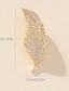 levne Brož-Dámské Brože Retro Peří Elegantní Módní Luxus Sladký Brož Šperky Zlatá Pro Kancelář Denní Maturitní ples Rande Plážové