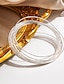 abordables Bracelets et bracelets rigides-Bracelet Femme Fantaisie Mode Elégant Bracelet Bijoux Argent pour Cadeau Rendez-vous