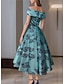 Недорогие Коктейльные платья-А-силуэт с глубоким вырезом, короткое/мини из полиэстера, коктейльное платье с открытой спиной, элегантное платье, синее свадебное платье для гостей с поясом/лентой от lan ting express, синее