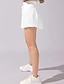 abordables Falda mini-Mujer Falda Línea A Mini Faldas Volante Color sólido Casual Diario Fin de semana Verano Nailon Básico Casual Albaricoque Negro Blanco Rosa