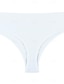 levne Kalhotky-Dámské Kalhotky Čistá barva Základní Sexy Tělocvičny Nylon Prodyšné Kraťasy Léto Jaro Černá Bílá