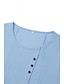 cheap Women&#039;s Blouses &amp; Shirts-Women&#039;s Shirt Linen Shirt Blouse Animal Weekend Button Print White Short Sleeve Streetwear Basic Casual Crew Neck Crewneck Summer Spring