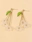 cheap Earrings-1 Pair Stud Earrings Drop Earrings For Women&#039;s Wedding Party Evening Date Alloy Fancy Fashion Petal