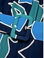 abordables vestido casual estampado-Mujer Vestido de raso Vestido maxi Azul Piscina Morado Sin Mangas Floral Volante Estampado Primavera verano Ronda vestido patrón XS S M